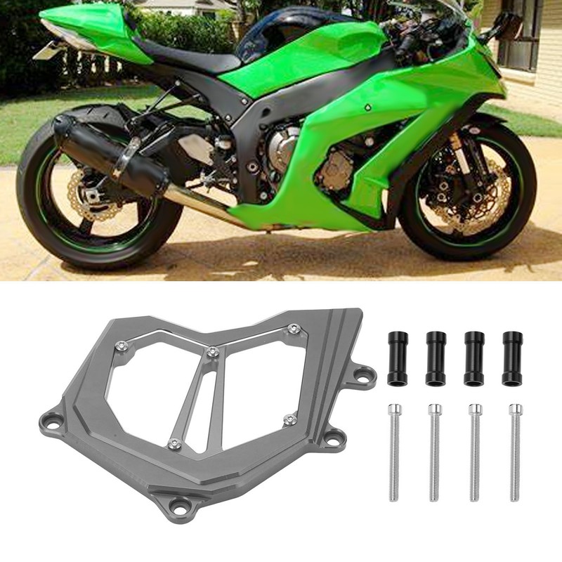Motorcycle Front Sprocket Cover Chain Guard Protector Aluminum Alloy Replacement