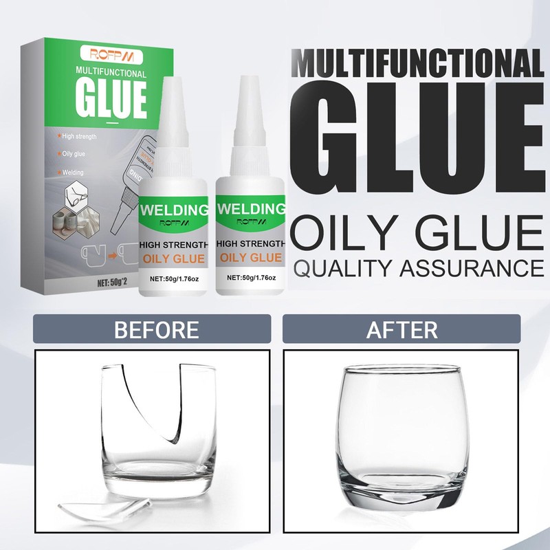 2 PCS Oily Glue Welding High-Strength Oily Glue All Purpose
