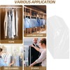 Plastic Clothes Covers 30 Pack - 39.4 Inch (60x100cm) Hanging