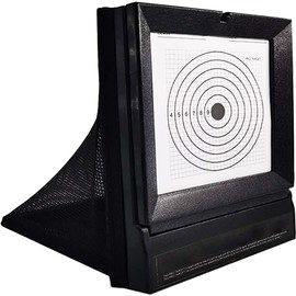 SDMAX Shooting Gun Target Holder Board: Durable ABS Material, Replaceable Target Paper, Perfect for BB Bullet and Airsoft Practice (Black)