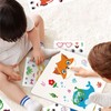 36 Pegatinas de Animales para Niños y Niñas, Calcamonias Infantiles