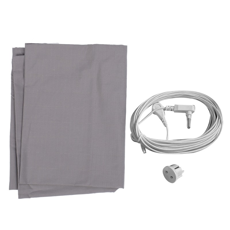 Grounding Pillowcase with Grounding Cord for Better Sleep Silver Fiber