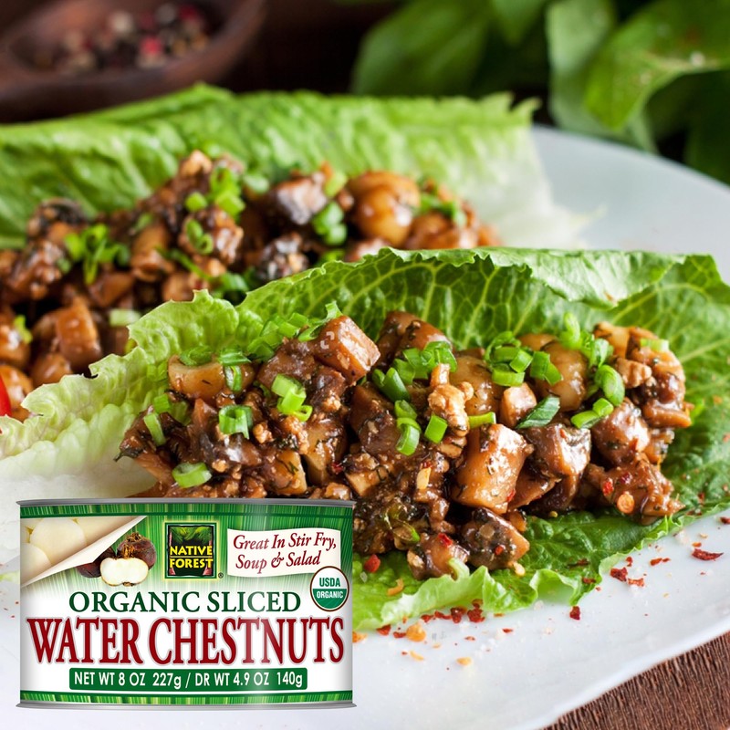 Native Forest Organic Sliced Water Chestnuts - Water Chestnuts Sliced