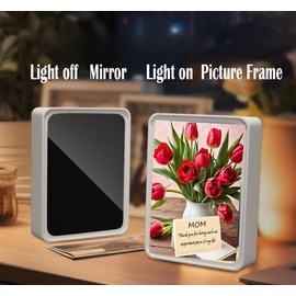 Udaney Mom Gifts,Mom Mirror, to My Mom with Heartwarming Light Art Function for Mom, Mom Birthday Gifts