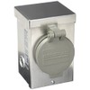 Generac 6346 30-Amp 125/250V Aluminum Power Inlet Box - Weather-Resistant