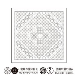 Olympus H-1109 La bouquetiere Flower Dish Towel Cloth Pack, Morning Glory, White