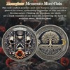 IELCJJ 5 PCS Tree of Life Memento Mori Coin –