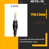 Retevis RB48 Walkie Talkies Headset with Mic 1 Pin 2.5mm,