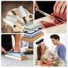 Whetstone Knife Sharpening Stone Kit: Double Straight Chef Sharpener Set
