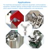 Sourcing Map 6pcs M6-1x20mm Wing Butterfly Screws Bolts with 6pcs