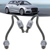 2PCS Rear Brake Line Left and Right 1K0611763E 1K0611763F Replacement