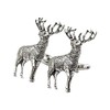 Onyx - Art London Scottish Highland Stag Cufflinks