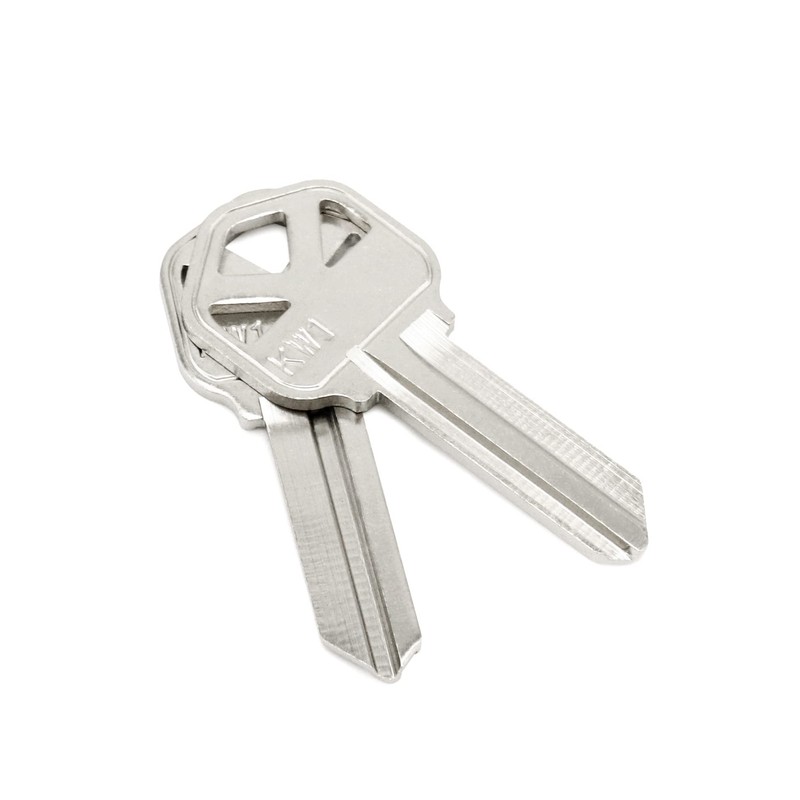 QWORK Blank Key Blanks, Pack of 100 Copper Structures Key