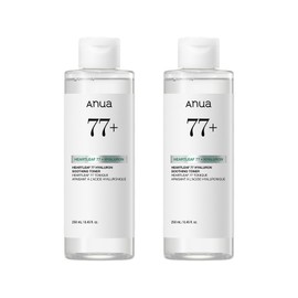 Anua Houttuynia cordata 77 Hyaluronic Acid Moisture Calming Toner 250ml, 2 pcs / 아누아 어성초 77 히알루론산 수분 진정 토너 250ml, 2개