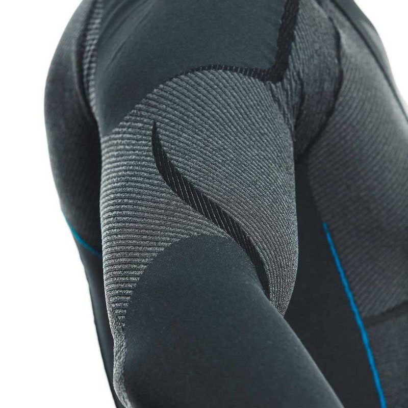 Dainese Dry LS, Maglia Termica Moto, Uomo, Nero/Blu, XL/X