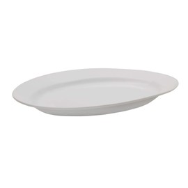 Everyday White Porcelain Oval Serving Platter, 16 Inch Large Turkey Platter for Thanksgiving, Dishwasher and Oven Safe Dinnerware