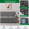 CRFATOP 2 Piece Chair Covers Stretch Sofa Covers Couch Slipcovers