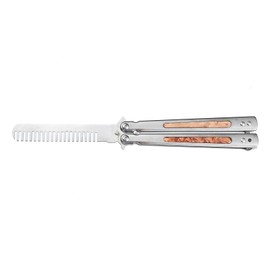 WILD TACTICAL Folding Metal Stainless Steel Durable Folding Comb Gift/for Everyday Grooming Styling Hair