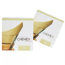 Chemex Bonded Filter - Natural Square - 100 Count (Pack of 2) - Exclusive Pac...