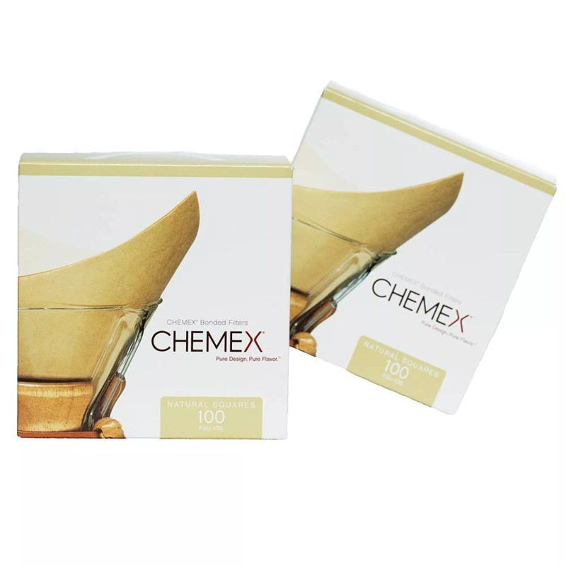 Chemex Bonded Filter - Natural Square - 100 Count (Pack