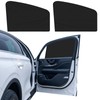 2-Pack Magnetic Car Window Sun Shades for Front and Rear