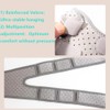 Knee Support Strap, Adjustable Patella Band, Grey, 2 Pack