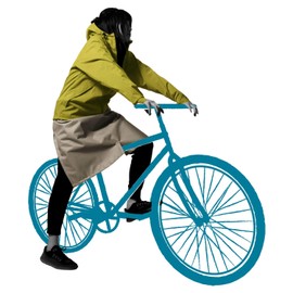 MAC Rainwear (Water Resistance: 10,000 mm H2O) (Permeability: 5,000 g/m2) (Stretch Material/Jacket) (Bag-in Function) (Waterproof Blanket/Storage Bag) Khaki S