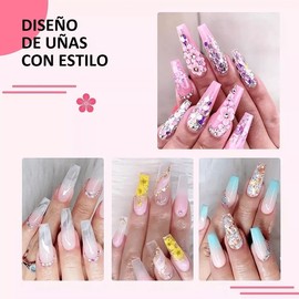 Kit Profesional De Uñas Acrílicas, 25 Unidades, 12 Colores