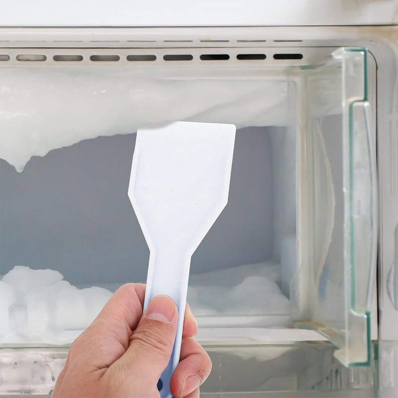 EODKSE Freezer Ice Scraper Set - 2 Plastic Ice Scrapers