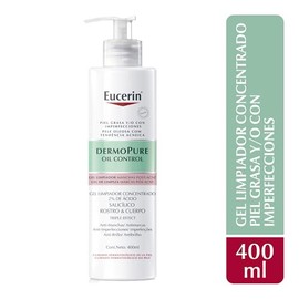 Eucerin DermoPure Gel de Limpieza Concentrado 400ml Gel Facial con cido Saliclico para Rostro y Cuerpo, Anti-Manchas, Anti-Imperfecciones, Anti...    
