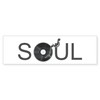CafePress Soul Music Vinyl Sticker (Bumper) 10"x3" Rectangle Vinyl Bumper