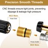 MEILLYOCEAN Pressure Washer Water Pump Outlet Fitting, M20 Male to