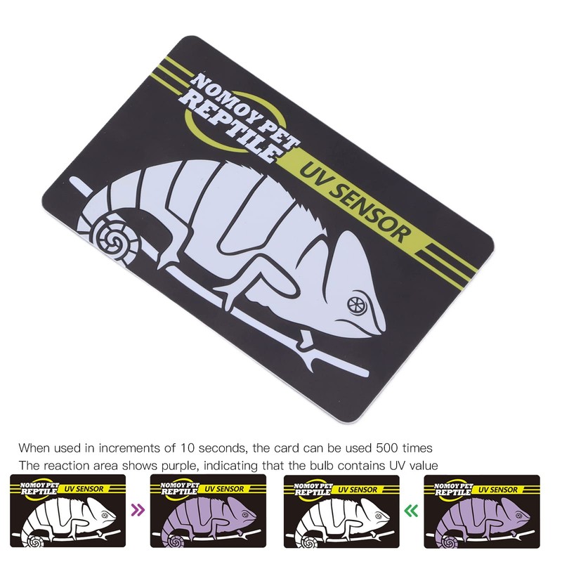 Pssopp UV Quick Test Card Quick Test UVB Sensor Reptile