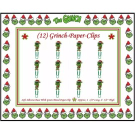 Unbranded GRINCH Paper Clips Sweetest Christmas Gift For Someone Special Grinch Stole XMAS