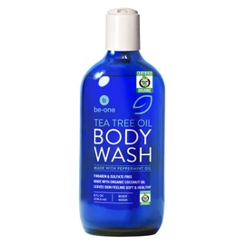 Certified Organic Tea Tree Body Wash by Be-One - Jock Itch - Athletes Foot - Ringworm - Acne - Eczema - Vegan - For Men & Women - Paraben & Sulfate Free - Sensitive - Natural - MADE IN USA
