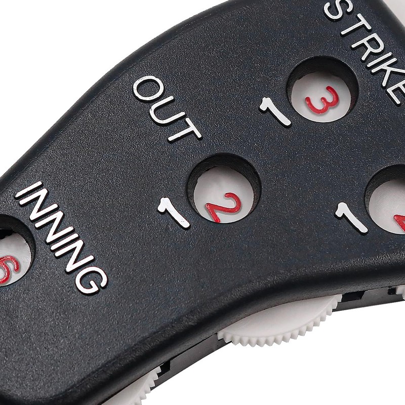ANCLLO 2 x Baseball Umpire Clicker 4 Wheels Baseball Indicator