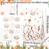 Pack of 12 Wildflower Theme Favor Bags Treat Candy Goodies