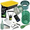 Gold Panning Kit Green Gold Pans Mini Pocket Sluice Box