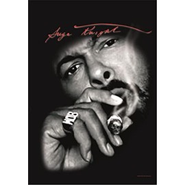 Heart Rock Original Death Row Records Suge Knight Flag, Fabric, Multi-Colour, 110 x 75 x 0.1 cm