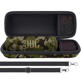 Aenllosi for JBL Flip 7/Flip 6/Flip 5 Portable Bluetooth Speaker Hard Travel Protective Storage Case,Case Only (Camouflage)