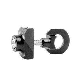 Riloer Bicycle Chain Tensioner Chain Adjuster Aluminum Alloy CNC Chain Adjuster, Black