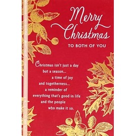 Merry Christmas To Both of You Greeting Card - The Two of You Are The Kind of People Who Make Life Enjoyable For Everyone Else All Year