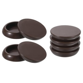 sourcing map Furniture Pads, 8 Pcs 1-1/4" Furniture Moving Pads Round Chair Legs Floors Protectors for Carpet Hardwood Floor Heavy Furniture