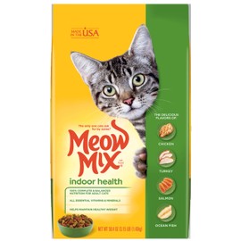 Meow Mix Indoor Formula Dry Cat Food, 3.15 Pound Bag (Pack of 4)
