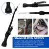 for LS Truck Engine Flexible Oil Black Dipstick Aluminum Stainless