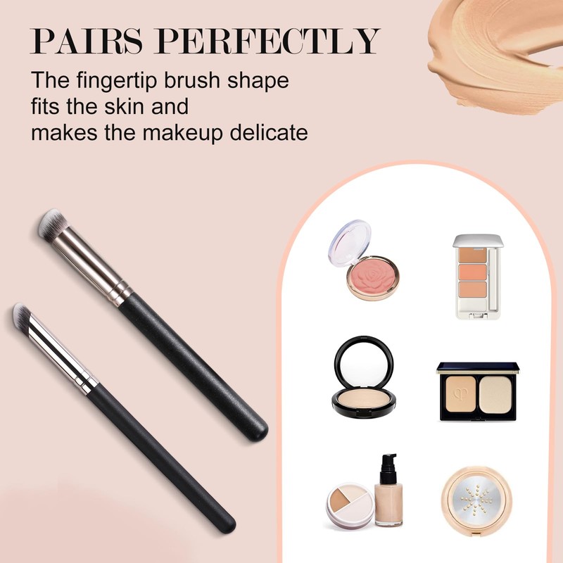VINSPIRE Flawless Makeup Brush Set, Soft Concealer Brush for Under