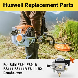 4180-120-0615 FS91 FS91 R Carburetor For Stihl FS111R FS111 FS111RX Trimmer Brush Cutter KM91R KM110R FC91 FC111 FC96 FS91R Tune Up Kit HT103 Air Filter Fuel line Parts