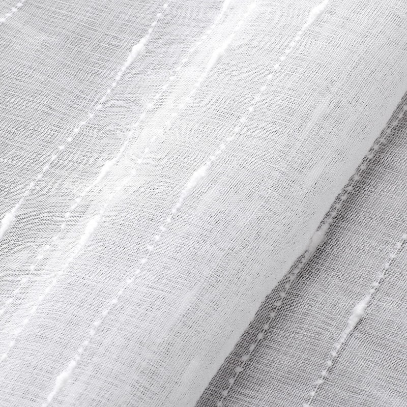 Laura Ashley Lehman 4 Panel Sheer Curtains with Rod Pocket,