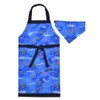 Colorful Candy Style N1251830 Kids’ Apron, Boys, Triangular Kerchief Set,