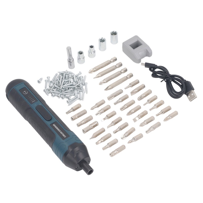 Electric Screwdriver USB Rechargeable 3.6V 4Nm Power Screwdriver with LED